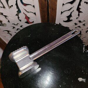 Vintage Metal Meat Tenderizer Ice Breaker Kitchen Hammer EXCELLENT